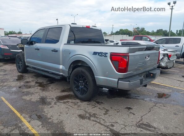 1FTEW2KP9RKE64268 2024 FORD F150 Gray Задня ліва чверть