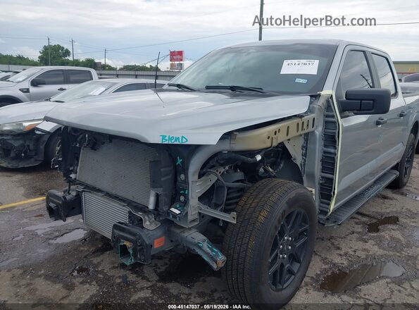 1FTEW2KP9RKE64268 2024 FORD F150 Gray Вид спереду
