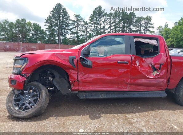 1FTEW2KPXRKF37924 2024 FORD F150 Red Vista interior trasera