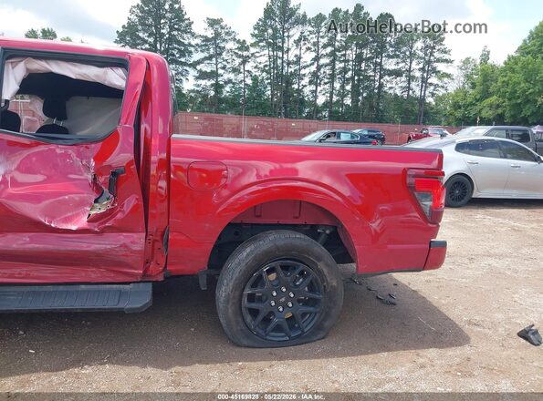 1FTEW2KPXRKF37924 2024 FORD F150 Red Vista interior de 360 grados