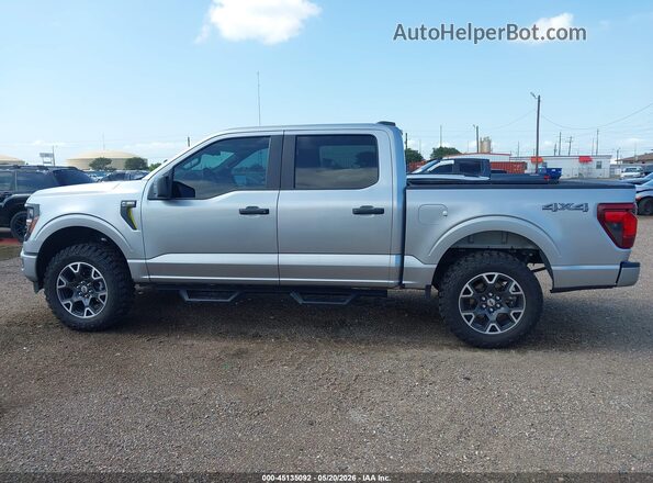 1FTEW2LP0RFA18968 2024 FORD F150 Silver Widok wnętrza 360 stopni