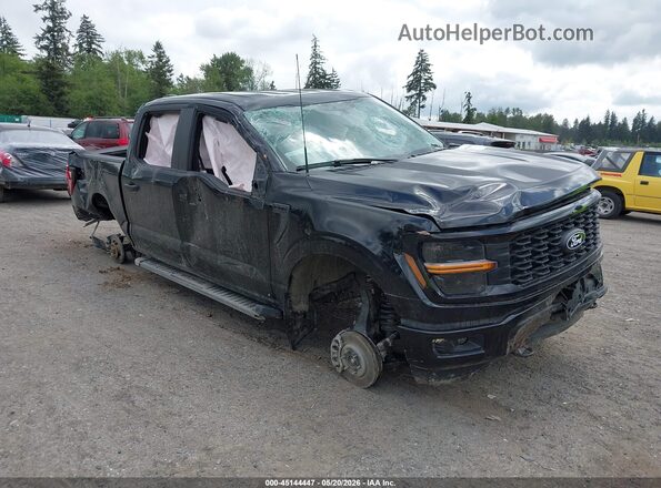 1FTEW2LP5SKD04571 2025 FORD F150 Черный Вид спереди