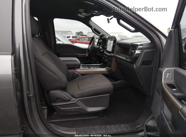 1FTEW2LP9SKE16550 2025 FORD F150 Gray Widok wnętrza z przodu