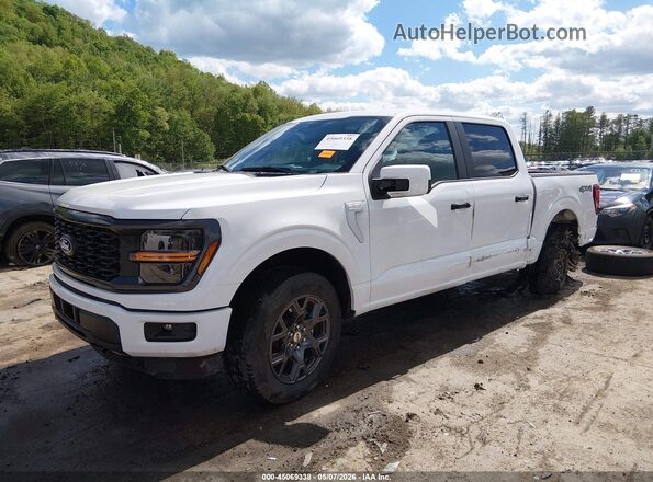 1FTEW2LP9TKD13453 2026 FORD F150 White Առջևի ձախ երեք քառորդ տեսարան