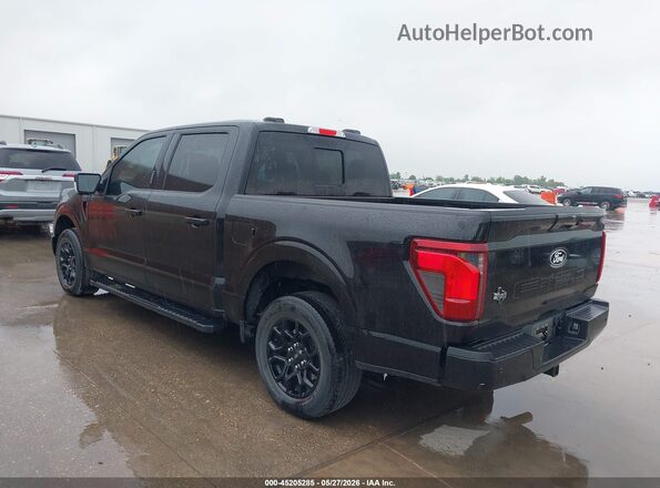 1FTEW3KP8RKE00809 2024 FORD F150 Black Հետևի ձախ
