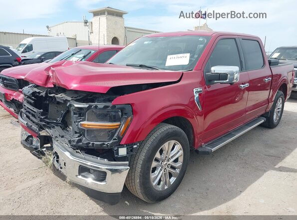 1FTEW3KPXRKD89697 2024 FORD F150 Red Front left