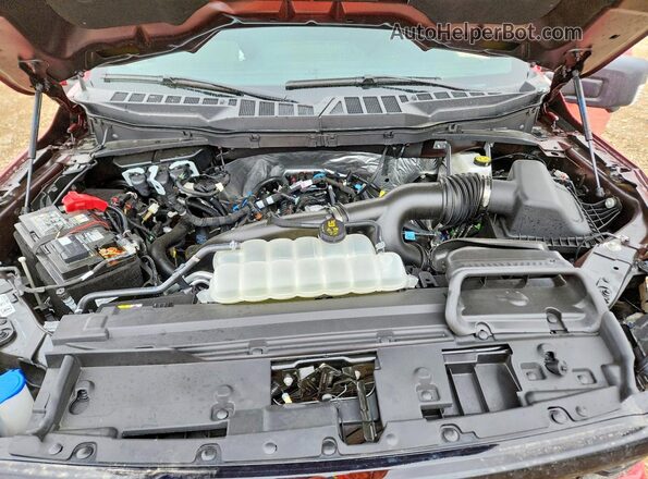 1FTEW3LP5SFC57220 2025 FORD F150 Maroon Rear interior view