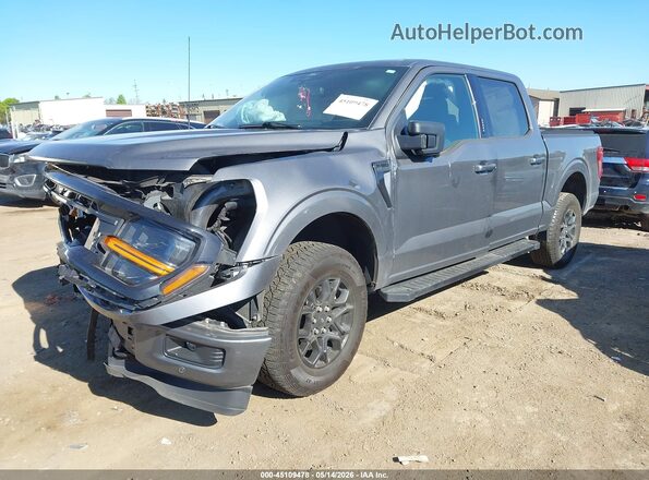 1FTEW3LP8RKD25625 2024 FORD F150 Серый Передняя левая четверть