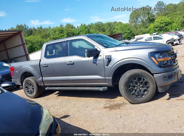 1FTEW3LP9SFC10367 2025 FORD F150 Gray სალონის 360-გრადუსიანი ხედი