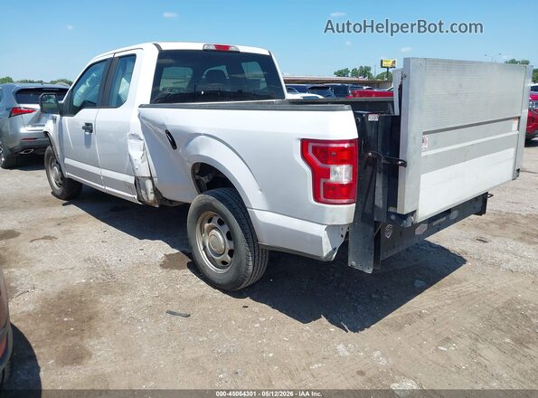 1FTEX1C43KKE83528 2019 FORD F150 White Trasero izquierdo