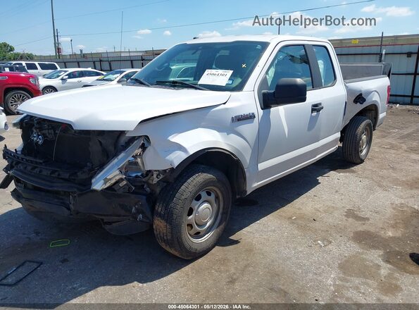 1FTEX1C43KKE83528 2019 FORD F150 White Vista tres cuartos delantera izquierda