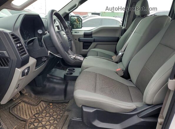 1FTEX1C55JKD86273 2018 FORD F150 White Vista interior delantera