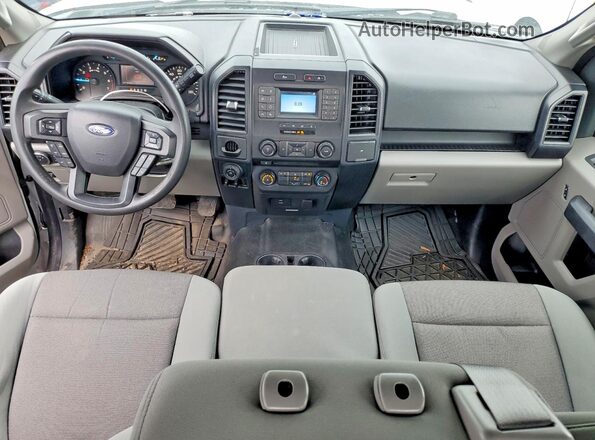 1FTEX1C55JKD86273 2018 FORD F150 White Vista del salpicadero