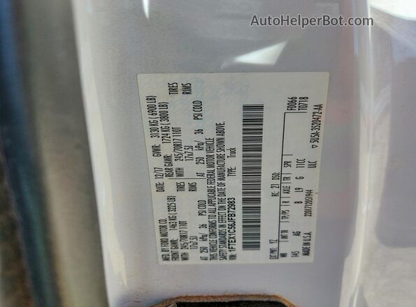1FTEX1C56JFB72983 2018 FORD F150 White 