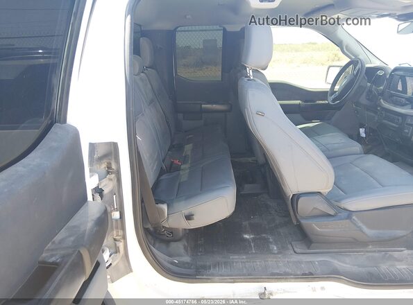 1FTEX1C80NKE64474 2022 FORD F150 White Widok naklejki z numerem VIN