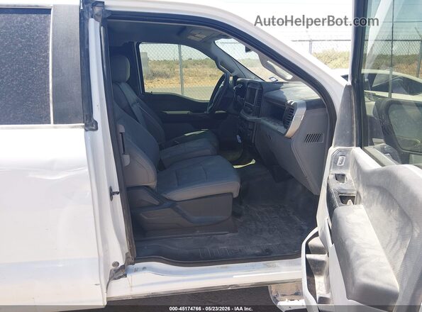 1FTEX1C80NKE64474 2022 FORD F150 White Widok wnętrza z przodu