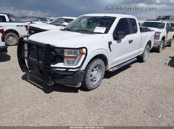 1FTEX1C80NKE64474 2022 FORD F150 White Przód lewy