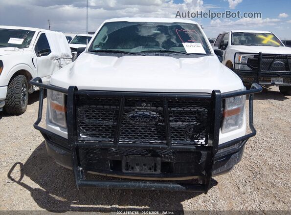 1FTEX1C80NKE64474 2022 FORD F150 White Widok zestawu wskaźników