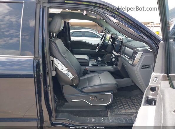 1FTEX1C82MKD55058 2021 FORD F150 Blue Սալոնի դիմացի տեսք