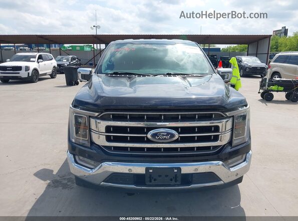 1FTEX1C82MKD55058 2021 FORD F150 Blue Սարքավորումների վահանակի տեսք