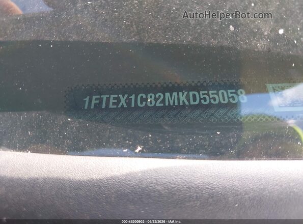 1FTEX1C82MKD55058 2021 FORD F150 Blue 
