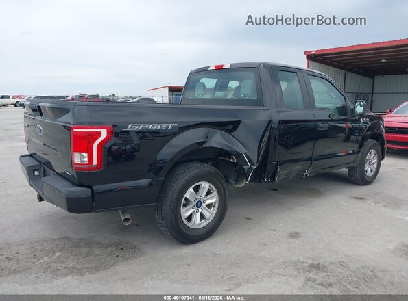 1FTEX1C83GKE60552 2016 FORD F150 Черный Задняя правая четверть