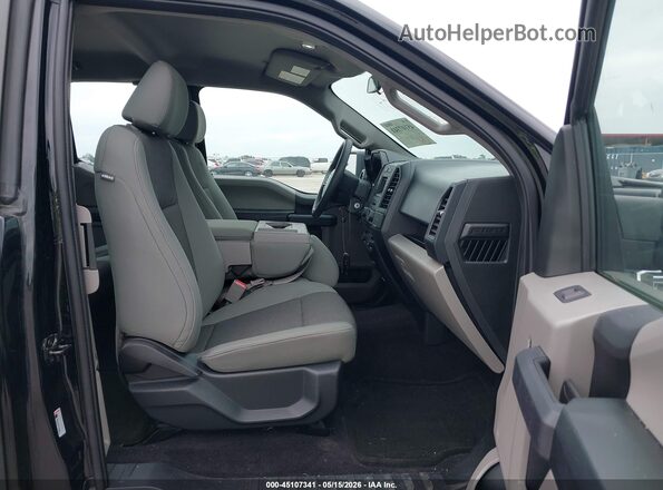 1FTEX1C83GKE60552 2016 FORD F150 Черный Вид салона спереди
