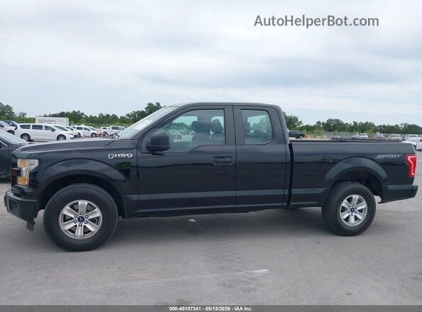 1FTEX1C83GKE60552 2016 FORD F150 Черный Панорамный вид салона 360°