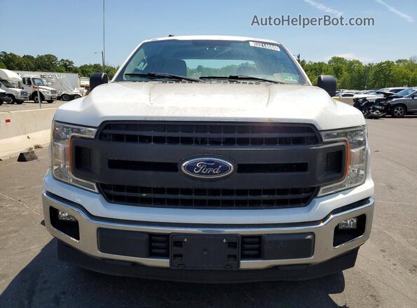 1FTEX1CB1JKD28232 2018 FORD F150 White Front view