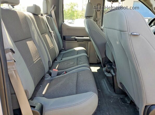 1FTEX1CB1JKD28232 2018 FORD F150 White Rear seats view