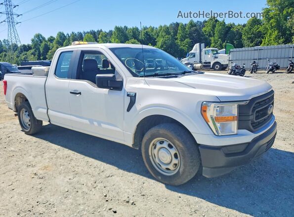 1FTEX1CB1NKD57672 2022 FORD F150 White 