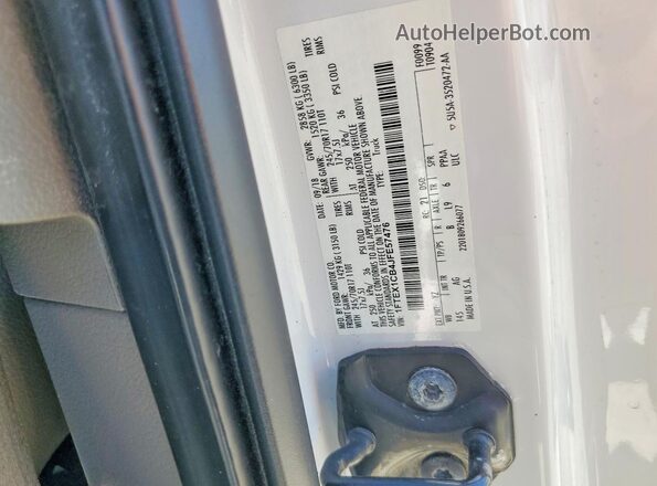 1FTEX1CB4JFE57476 2018 FORD F150 White 