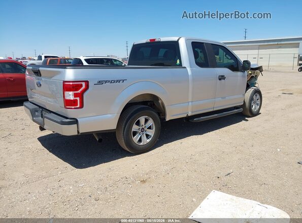 1FTEX1CB4JKF54491 2018 FORD F150 Silver Задня права чверть