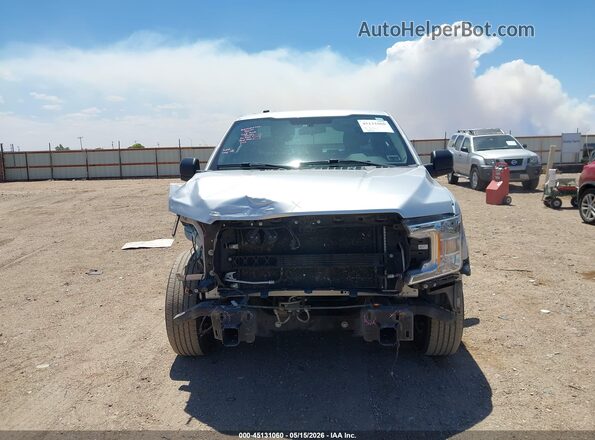 1FTEX1CB4JKF54491 2018 FORD F150 Silver Вид щитка приладів