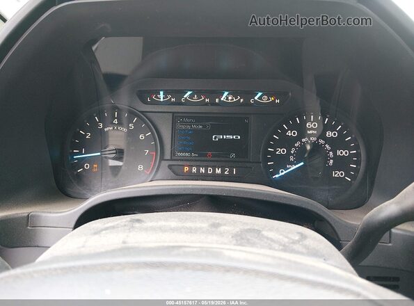 1FTEX1CB8LKE26449 2020 FORD F150 White უკანა სავარძლების ხედი