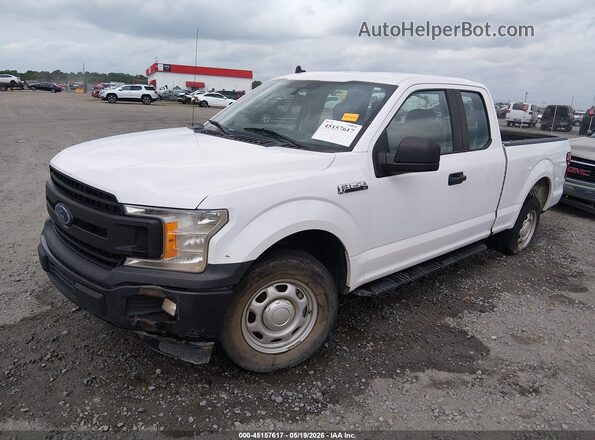 1FTEX1CB8LKE26449 2020 FORD F150 White წინა მარცხენა ხედი სამი მეოთხედიდან