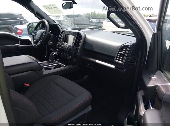 1FTEX1CBXJKF94879 2018 FORD F150 White წინა სალონის ხედი