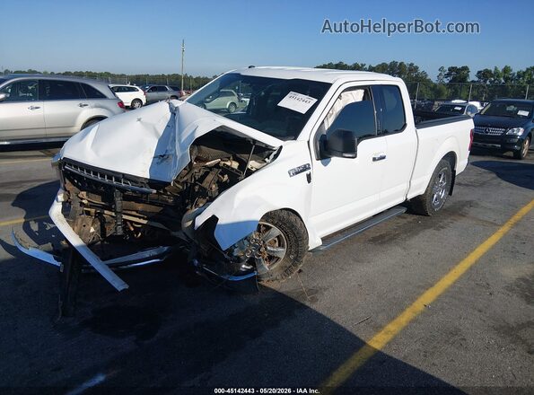 1FTEX1CBXJKF94879 2018 FORD F150 White წინა მარცხენა ხედი სამი მეოთხედიდან