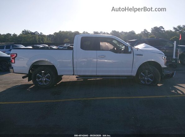 1FTEX1CBXJKF94879 2018 FORD F150 White უკანა სალონის ხედი