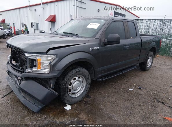 1FTEX1CBXKKE14639 2019 FORD F150 Gray წინა მარცხენა ხედი სამი მეოთხედიდან