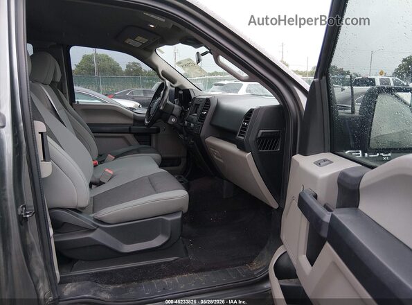 1FTEX1CBXKKE14639 2019 FORD F150 Gray წინა სალონის ხედი