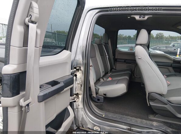 1FTEX1CBXKKE14639 2019 FORD F150 Gray VIN კოდის სტიკერის ხედი