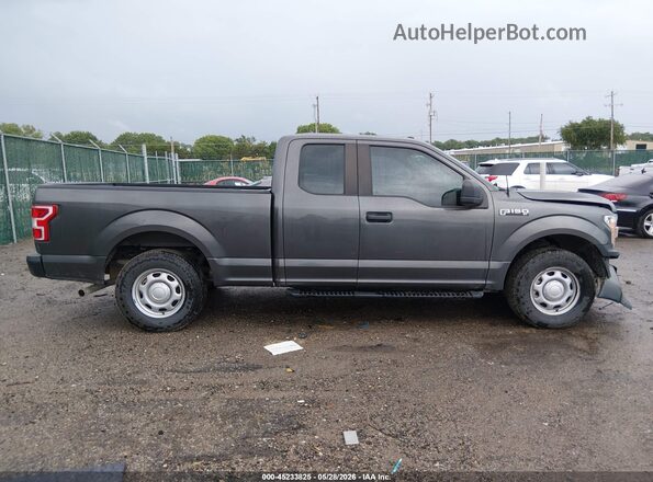 1FTEX1CBXKKE14639 2019 FORD F150 Gray უკანა სალონის ხედი