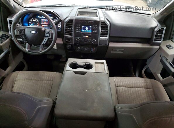 1FTEX1CF6GKE66554 2016 FORD F150 White Dashboard view