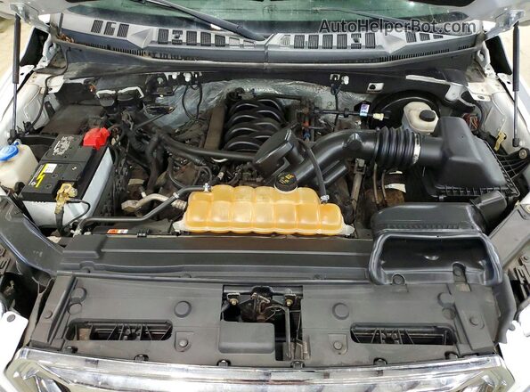 1FTEX1CF6GKE66554 2016 FORD F150 White Rear interior view