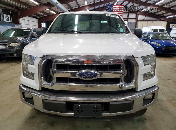 1FTEX1CF6GKE66554 2016 FORD F150 White Front view