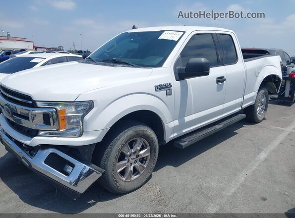 1FTEX1CP1LKD10425 2020 FORD F150 White Передня ліва чверть