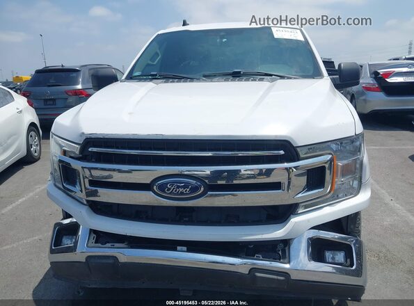 1FTEX1CP1LKD10425 2020 FORD F150 White Вид задньої частини салону