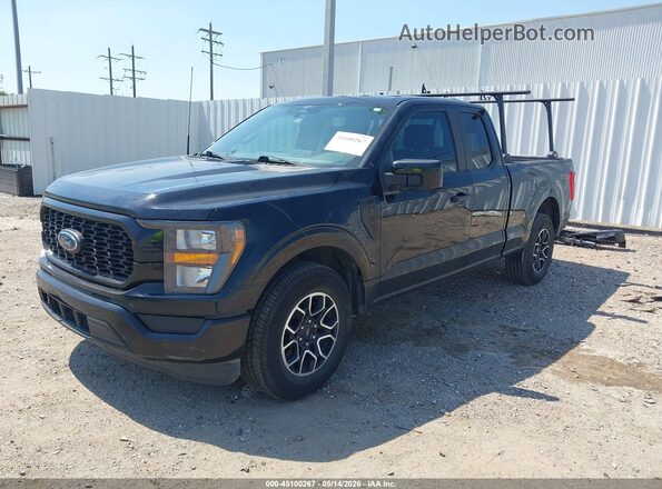 1FTEX1CP1PKD49196 2023 FORD F150 Black Vista tres cuartos delantera izquierda