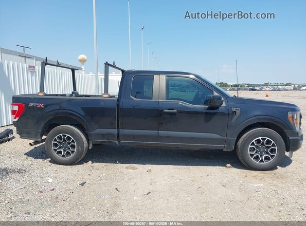 1FTEX1CP1PKD49196 2023 FORD F150 Black Vista interior de 360 grados